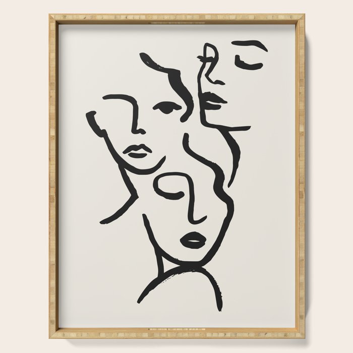 Faces Serving Tray Gallery Image 1