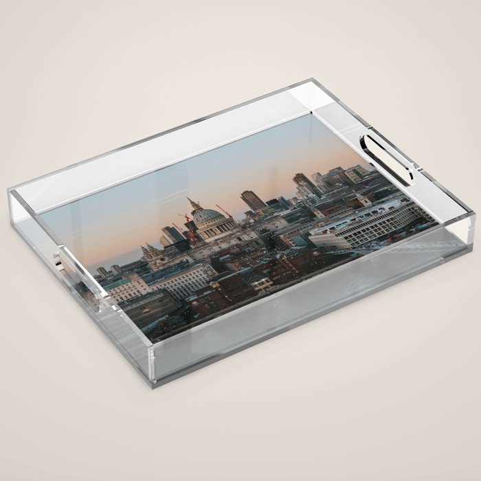 London Cityscape - Photography Acrylic Tray Gallery Image 1