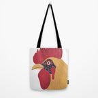 Colorful Hen Tote Bag Gallery Image 2