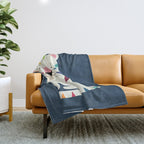 Beautiful Gene Throw Blanket Gallery Image 1