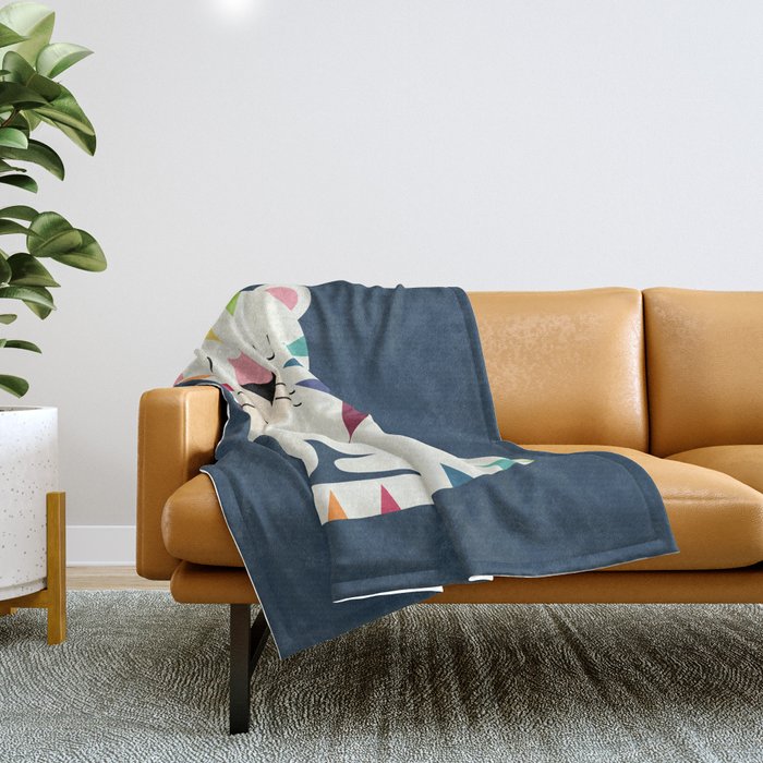 Beautiful Gene Throw Blanket Gallery Image 1