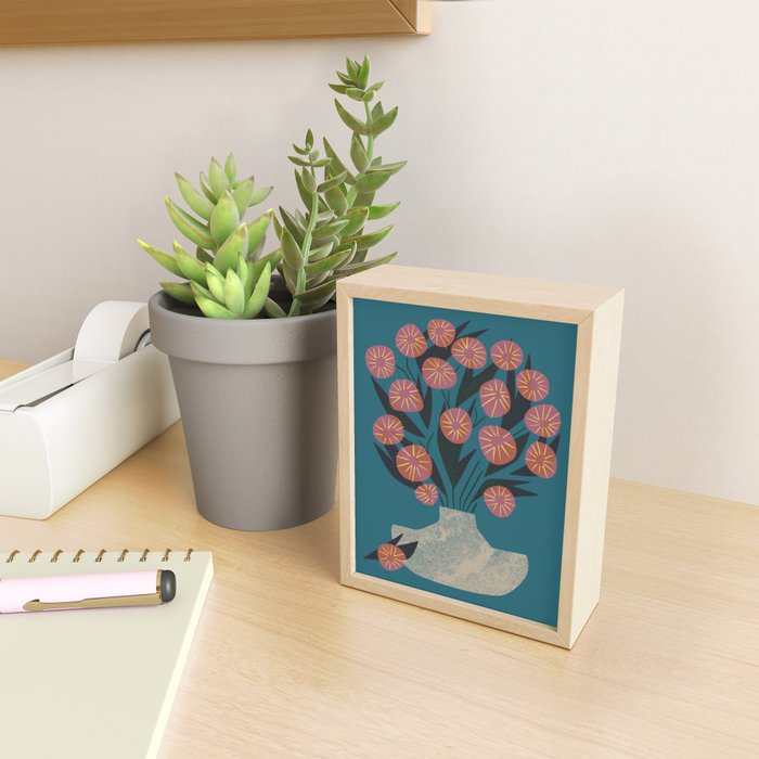 Bouquet Still Life Mini Art Print Gallery Image 2