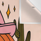 Cowboy Pumpkin Wall Tapestry Gallery Image 3