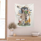 little playhouse Wall Tapestry Gallery Image 2