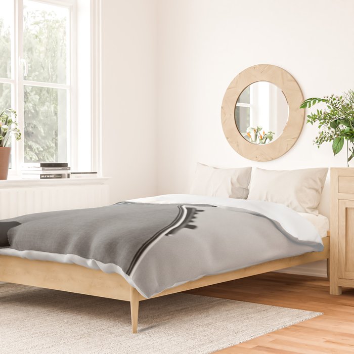 acoustic electric guitar music aesthetic close up elegant fine art photography  Duvet Cover Gallery Image 2