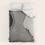 acoustic electric guitar music aesthetic close up elegant fine art photography  Comforter Gallery Image 6