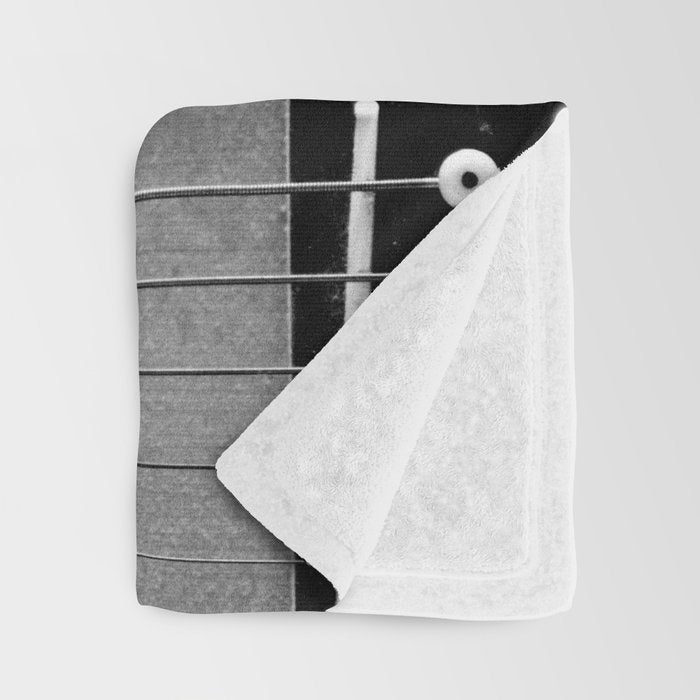 acoustic electric guitar music aesthetic close up elegant fine art photography  Throw Blanket Gallery Image 3