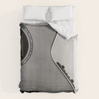 acoustic electric guitar music aesthetic close up elegant fine art photography  Duvet Cover Gallery Image 6