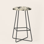 Cowboys and Cacti - cream and black Stool Gallery Image 1