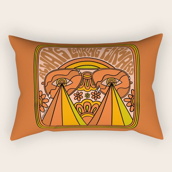 Always Looking Forward Rectangular Pillow Gallery Image 2