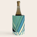 palm leaf minimal mid century modern Wine Chiller Gallery Image 1