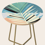 palm leaf minimal mid century modern Side Table Gallery Image 2