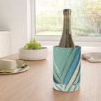 palm leaf minimal mid century modern Wine Chiller Gallery Image 4