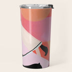 Abstract Art Sunset Girl 3 Travel Mug Gallery Image 2