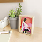 Abstract Art Sunset Girl 3 Mini Art Print Gallery Image 2