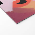 Abstract Art Sunset Girl 3 Welcome Mat Gallery Image 2
