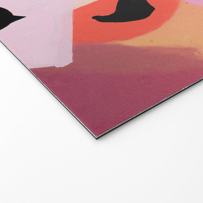 Abstract Art Sunset Girl 3 Welcome Mat Gallery Image 2