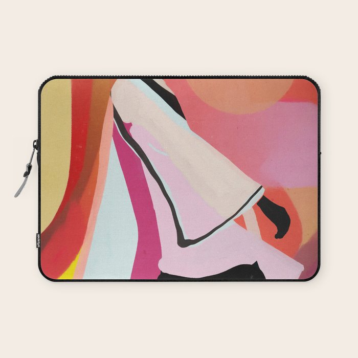 Abstract Art Sunset Girl 3 Laptop Sleeve Gallery Image 1