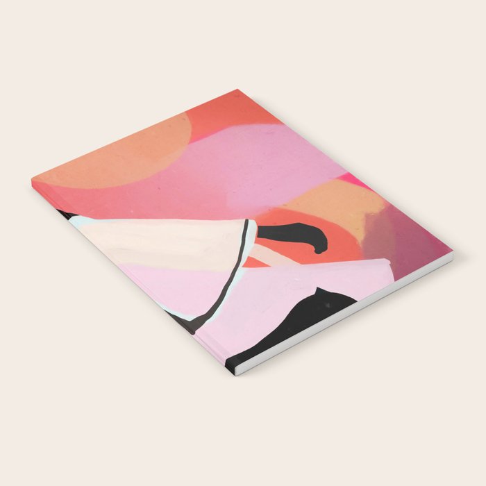 Abstract Art Sunset Girl 3 Notebook Gallery Image 1