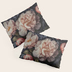 Moody Vintage Dark Baroque Florals  Pillow Sham Gallery Image 3