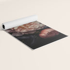 Moody Vintage Dark Baroque Florals  Yoga Mat Gallery Image 2