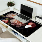 Moody Vintage Dark Baroque Florals  Desk Mat Gallery Image 2