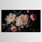 Moody Vintage Dark Baroque Florals  Tablecloth Gallery Image 2