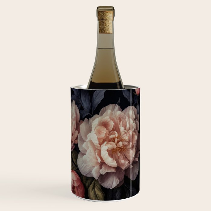 Moody Vintage Dark Baroque Florals  Wine Chiller Gallery Image 1