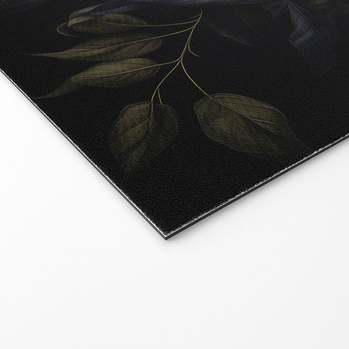 Moody Vintage Dark Baroque Florals  Welcome Mat Gallery Image 2