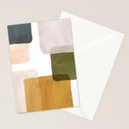 Multicolor abstract shapes Stationery Card Gallery Image 2