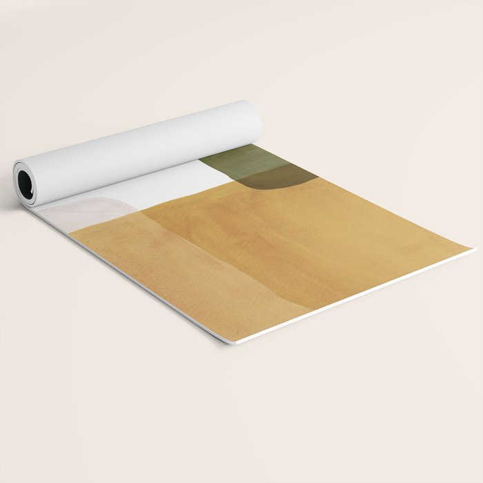 Multicolor abstract shapes Yoga Mat Gallery Image 2