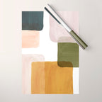 Multicolor abstract shapes Wrapping Paper Gallery Image 1