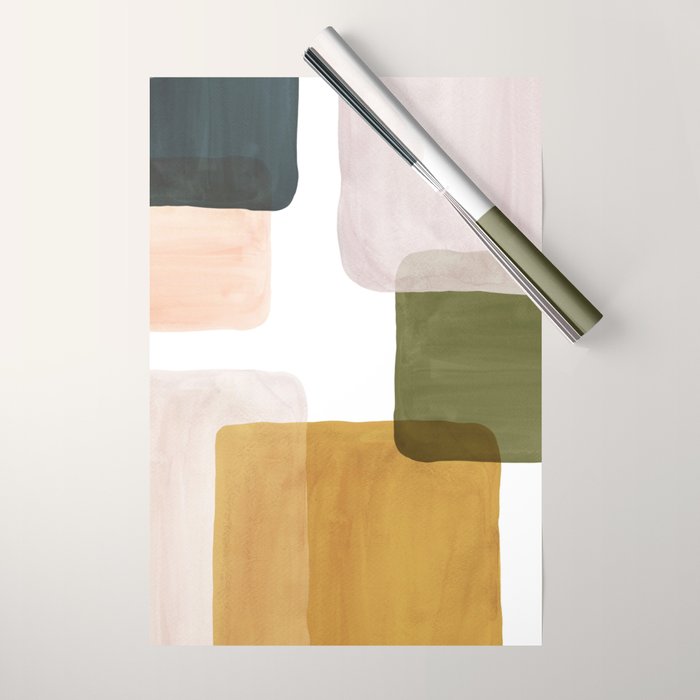 Multicolor abstract shapes Wrapping Paper Gallery Image 1