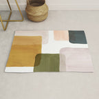Multicolor abstract shapes Rug Gallery Image 1