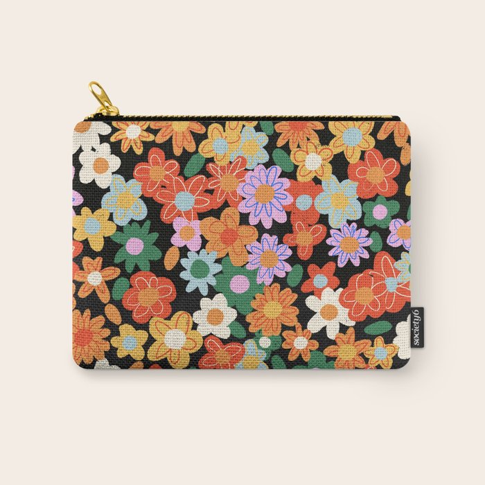 Sunday flowers Carry All Pouch Gallery Image 1