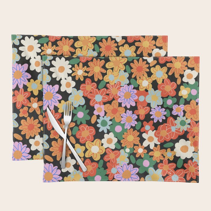 Sunday flowers Placemat Gallery Image 1