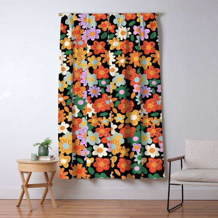 Sunday flowers Window Curtain Gallery Image 1