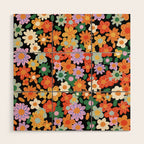 Sunday flowers Wood Wall Art Gallery Image 1