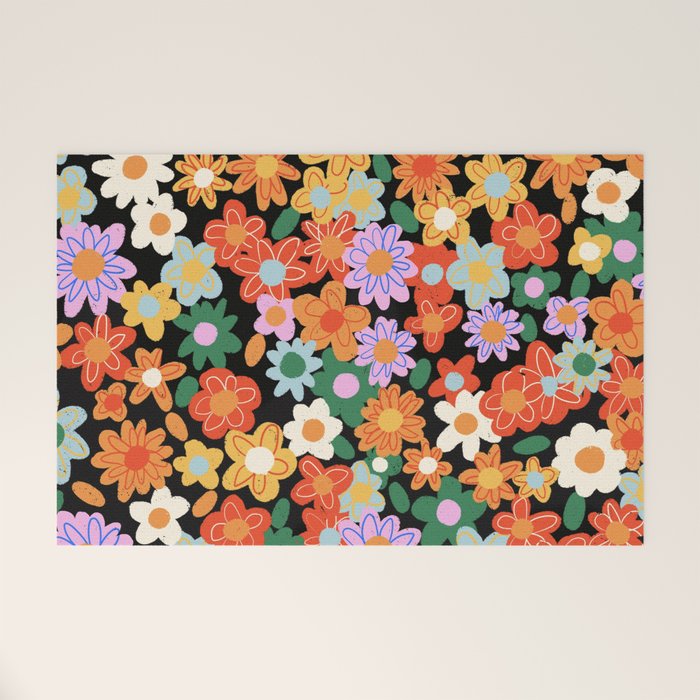 Sunday flowers Welcome Mat Gallery Image 1