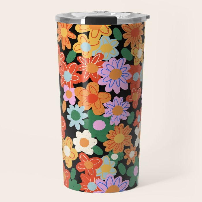 Sunday flowers Travel Mug Gallery Image 1