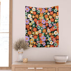 Sunday flowers Wall Tapestry Gallery Image 2