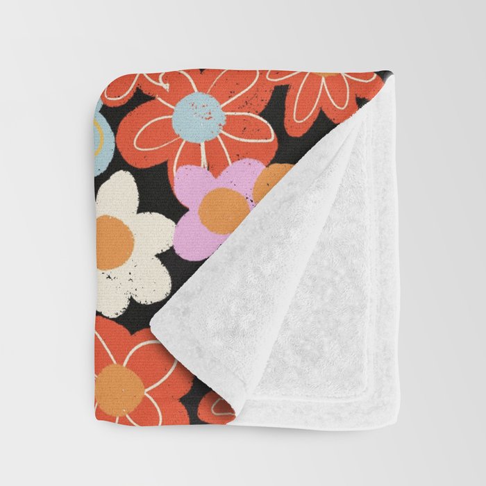 Sunday flowers Throw Blanket Gallery Image 3