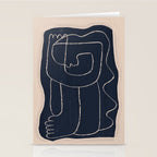 Abstract line art Figure Stationery Card Gallery Image 2