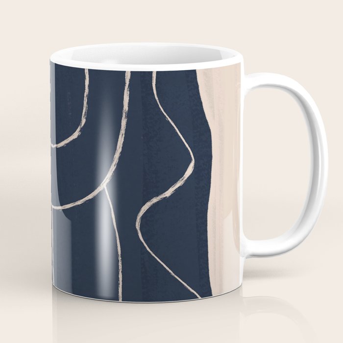 Abstract line art Figure Coffee Mug Gallery Image 1