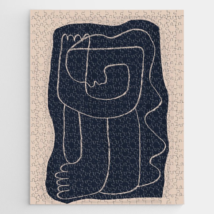 Abstract line art Figure Jigsaw Puzzle Gallery Image 1
