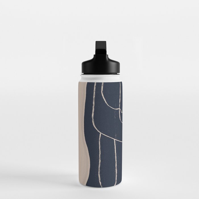 Abstract line art Figure Water Bottle Gallery Image 3