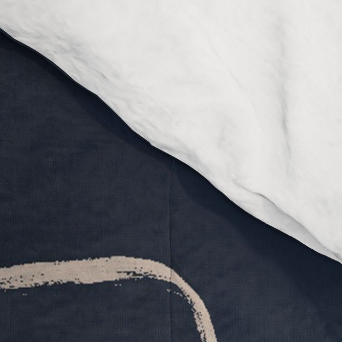 Abstract line art Figure Comforter Gallery Image 4