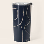 Abstract line art Figure Travel Mug Gallery Image 2
