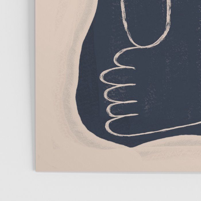 Abstract line art Figure Poster Gallery Image 3