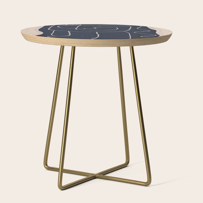 Abstract line art Figure Side Table Gallery Image 1
